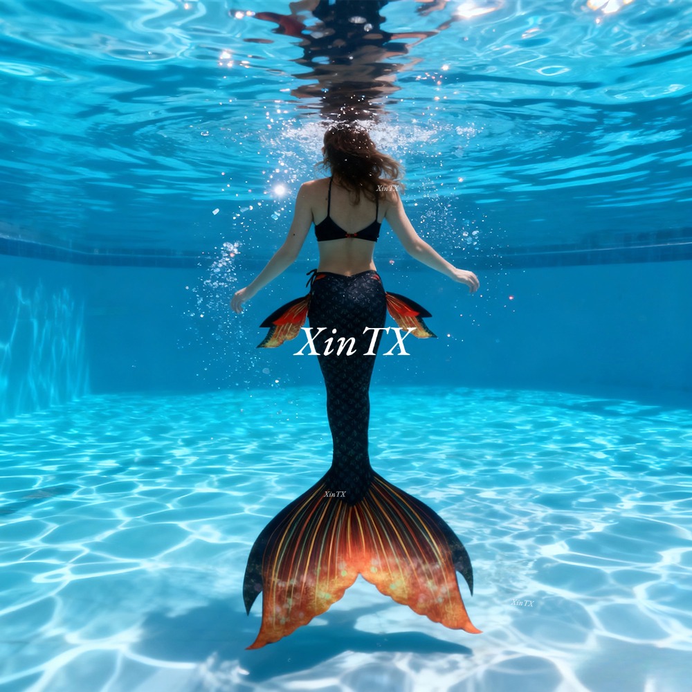 Aquarium & Marine Museum Kota Kinabalu - Adult Mermaid Tail Swimsuit with Matching