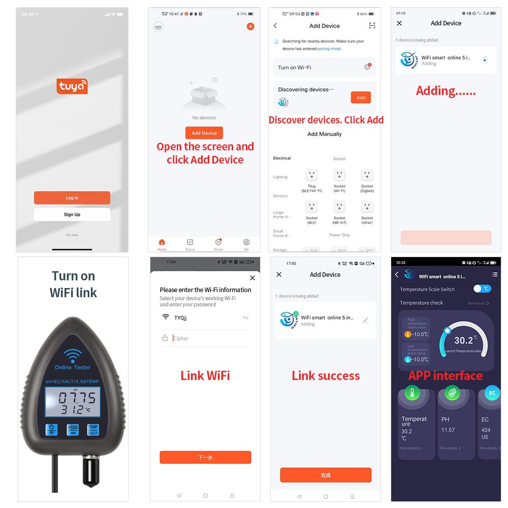 Tuya WiFi 5 in 1 Water Quality - Marine Aquarium Water Analyzer recensione e prezzo