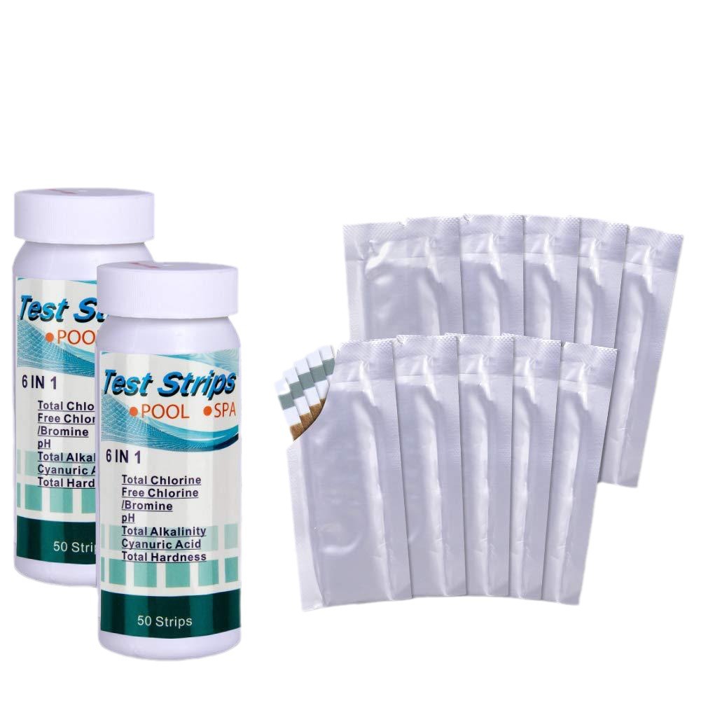 6 in 1 Pool Water Test Strips, - Marine Aquarium Water Testing recensione e prezzo