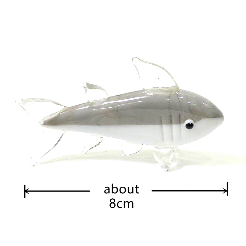 Gray Murano Glass Shark Figuri - Marine Aquarium Aquascape recensione e prezzo