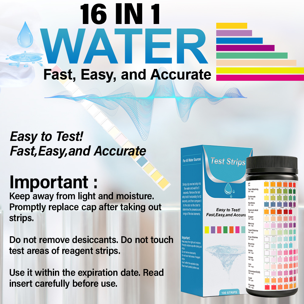 Yieryi 16 in 1 Water Test Stri - Marine Aquarium Water Testing recensione e prezzo