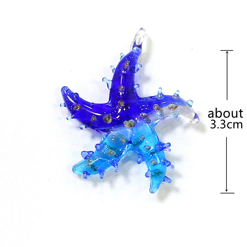 Mini Glass Starfish Pendant Co - Aquarium Marine Fishes recensione e prezzo