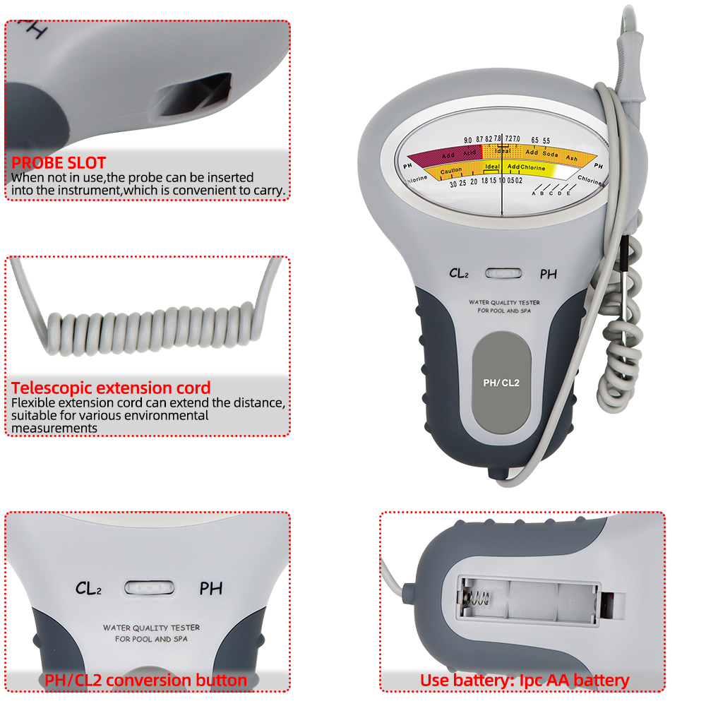 2 in 1 PH Chlorine Meter Chlor - Marine Aquarium Water Testing recensione e prezzo