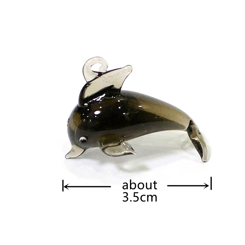 Cute Dolphin Charm Glass Penda - Marine Aquarium Aquascape recensione e prezzo