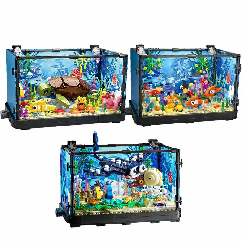 Fish Tank Building Block Set w - Marine Aquarium Aquascape recensione e prezzo