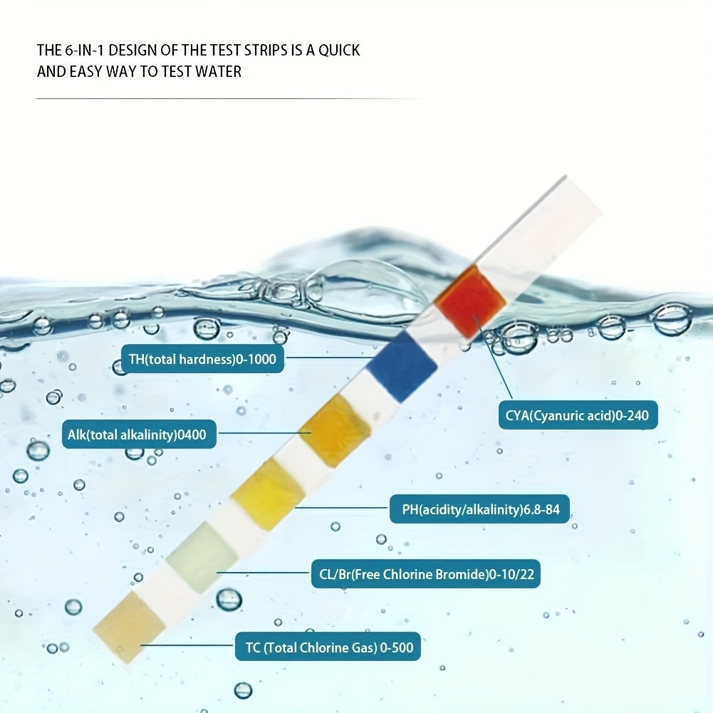 6-in-1 Pool & Spa Water Test S - Marine Aquarium Water Testing recensione e prezzo