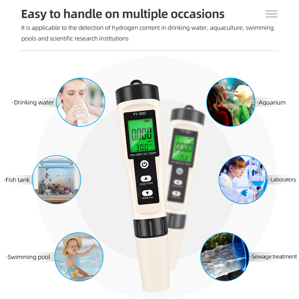 4/3/2 in 1 Optional PH ORP H2  - Marine Aquarium Water Analyzer recensione e prezzo