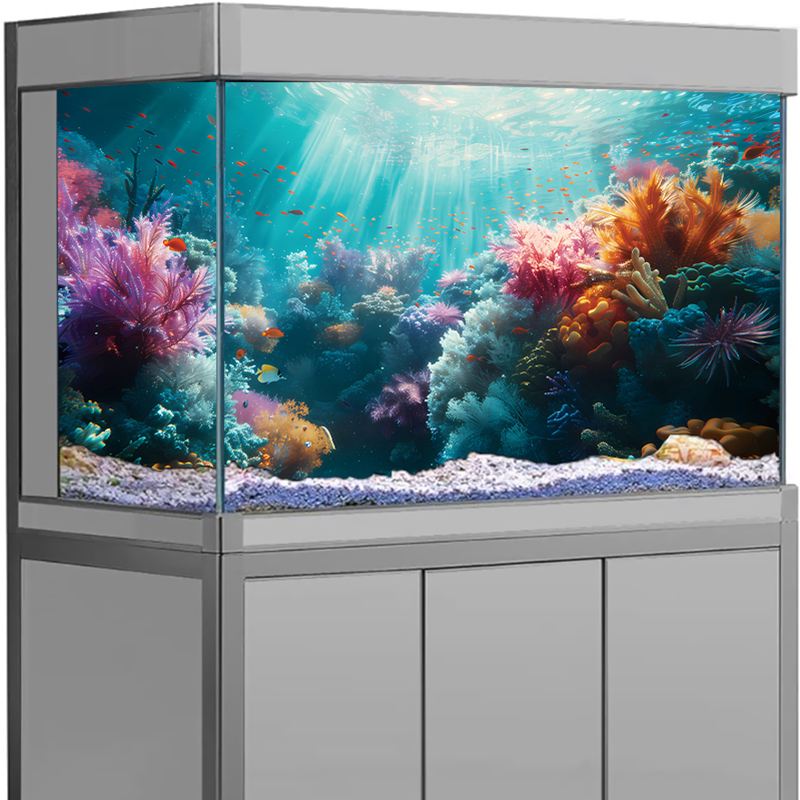 Aquarium Background Sticker Co - Marine Aquarium Wallpaper recensione e prezzo