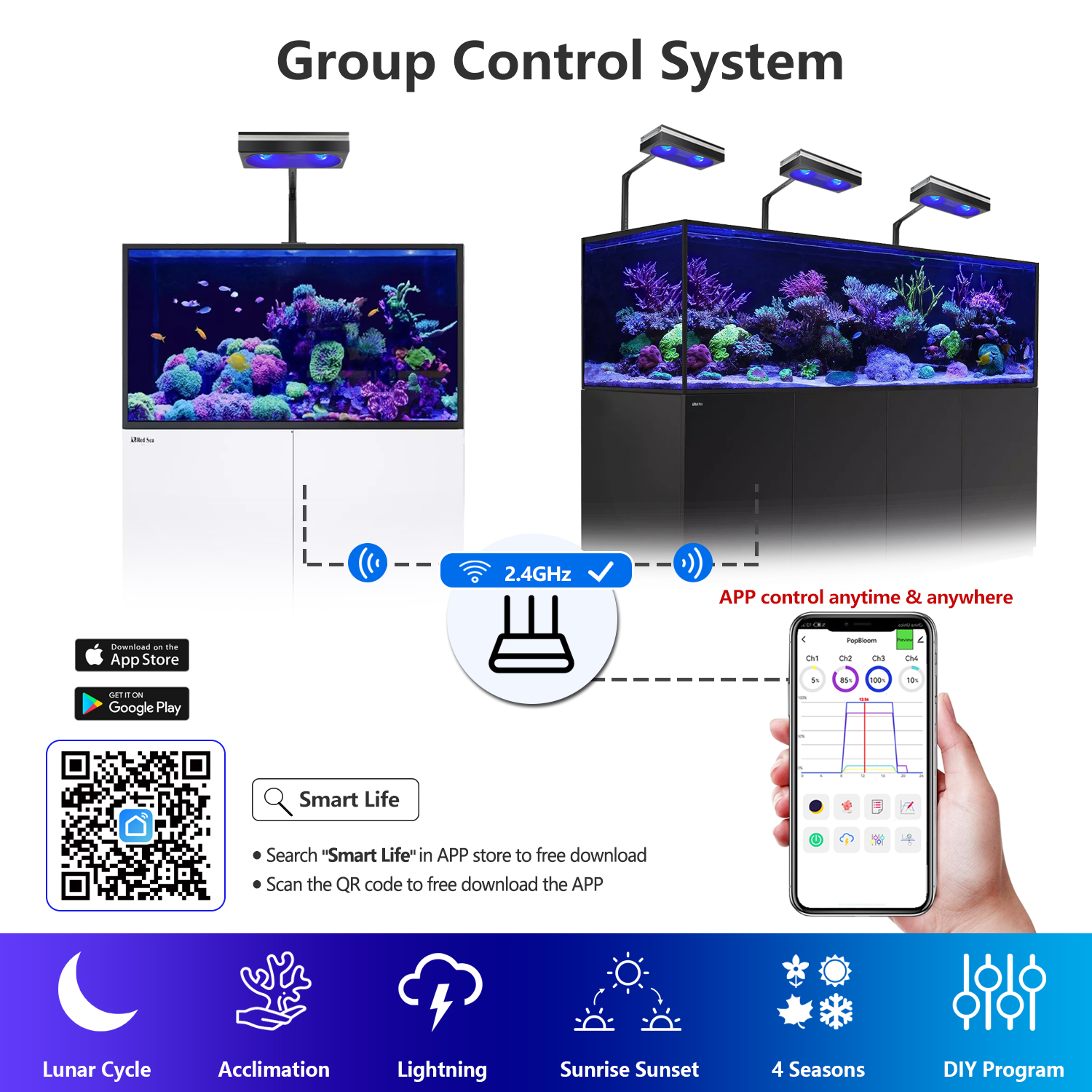 New PopBloom WiFi Marine Aquar - Aquarium Marine Fishes recensione e prezzo